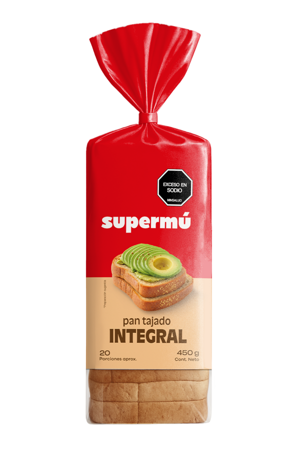 PAN TAJADO SUPERMU 450G INTEGRAL