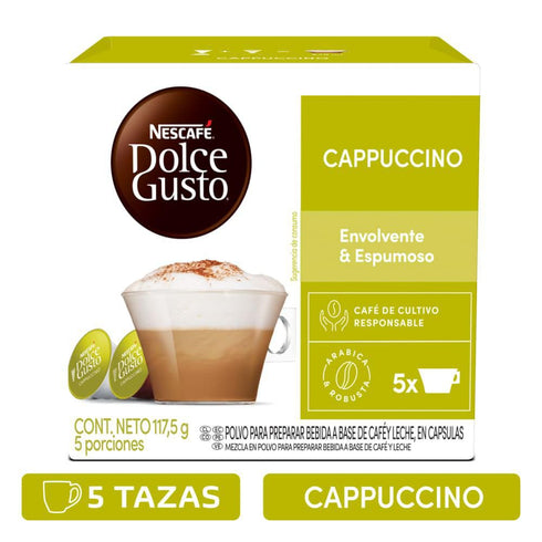 cafe nescafe dolce gu 10u 117g capuccino