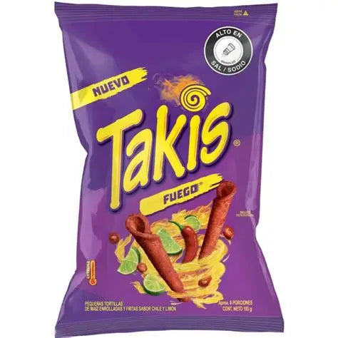 TAKIS FLOW BAR 185G FUEGO