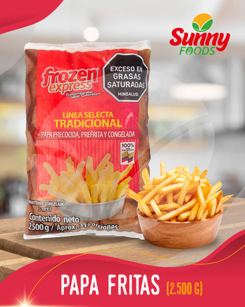 PAPA LISA ROJA FROZEN 2500G