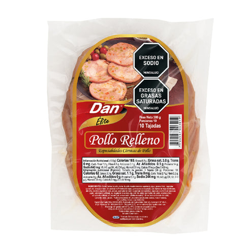 POLLO RELLENO DAN 380G CON ARVEJA Y ZANAHORIA