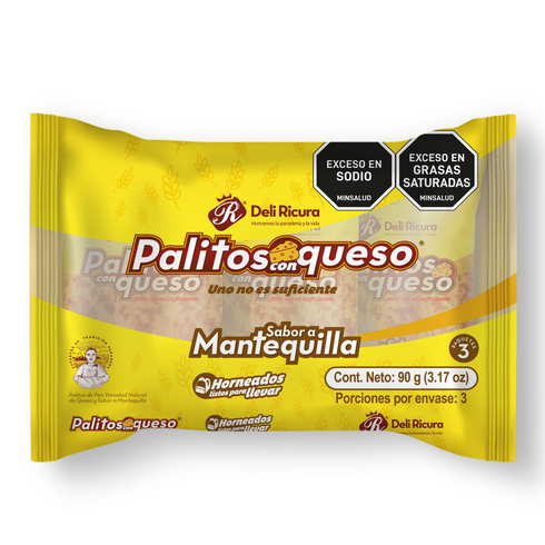 PALITO QUESO DELIRICURA 90G MANTEQUILLA