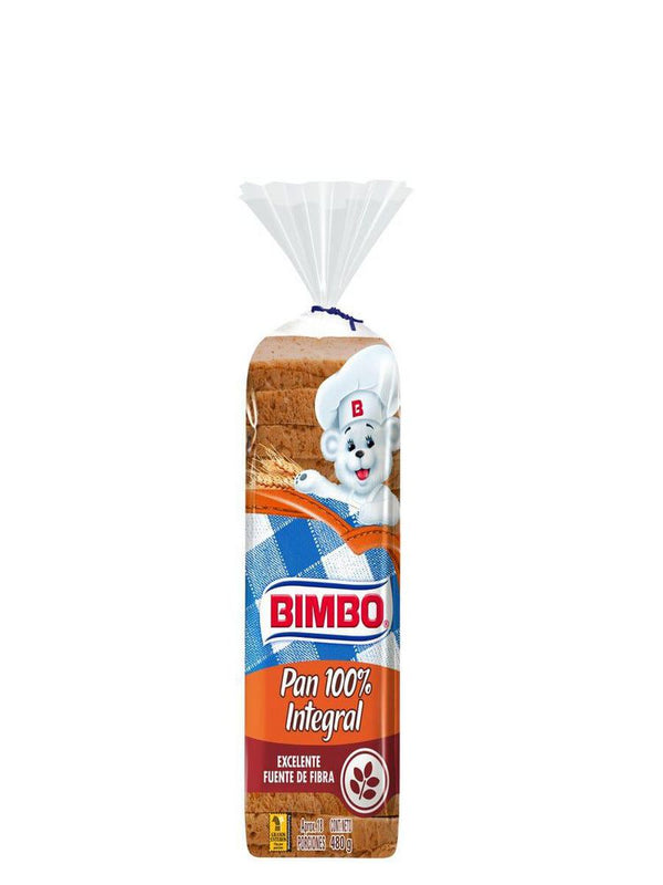 pan bimbo 480g integral
