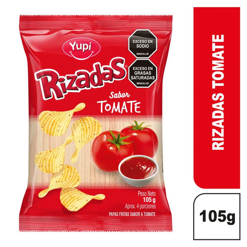 PAPA RIZADA 105G TOMATE