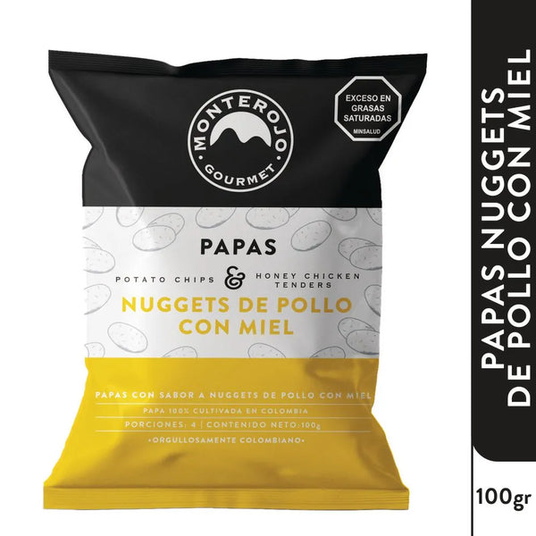 PAPAS MONTE ROJO 100G NUGETS POLLO MIEL