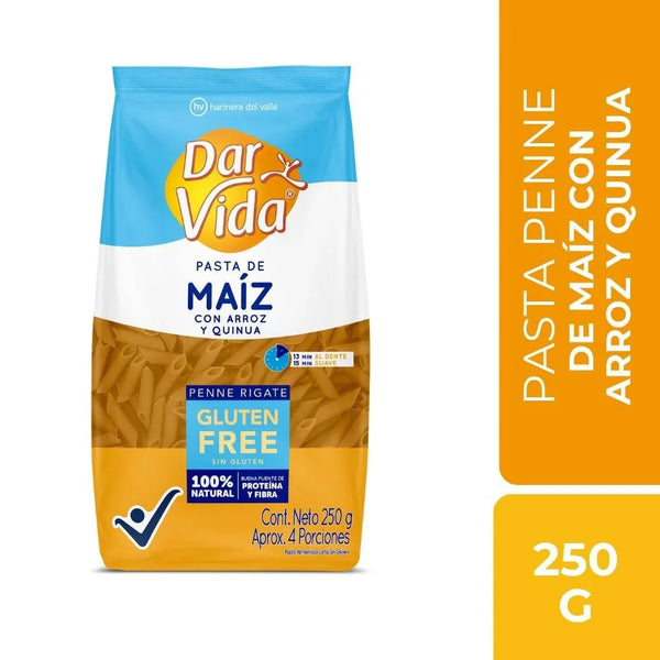 PASTA DAR VIDA 250G PENNE RIGATE