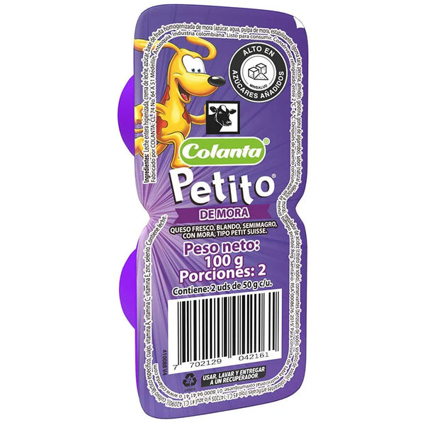 PETITO COLANTA 2U 100G MORA