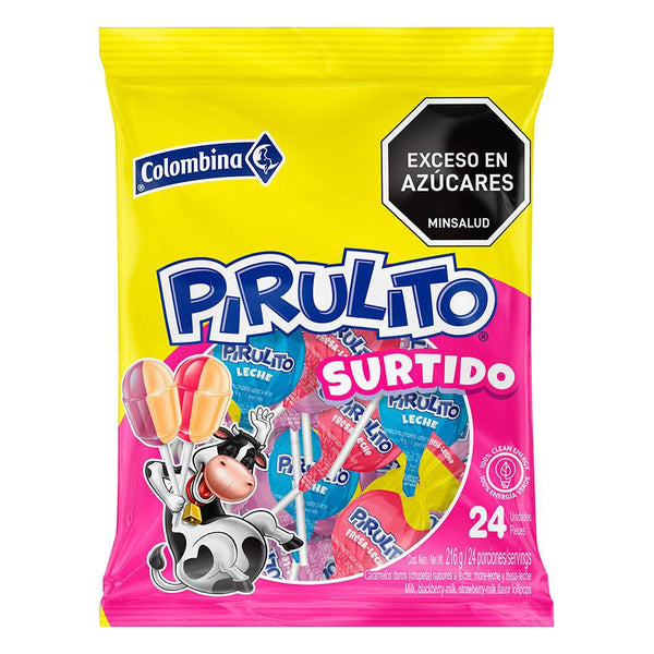 pirulito colombina 24u 216g surtido