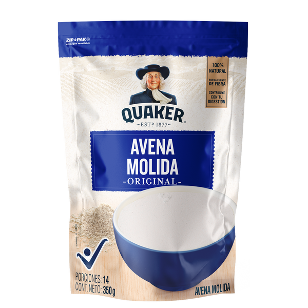 AVENA QUAKER 350G MOLIDA