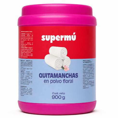 QUITAMANCHAS SUPERMU 900G POLVO FLORAL