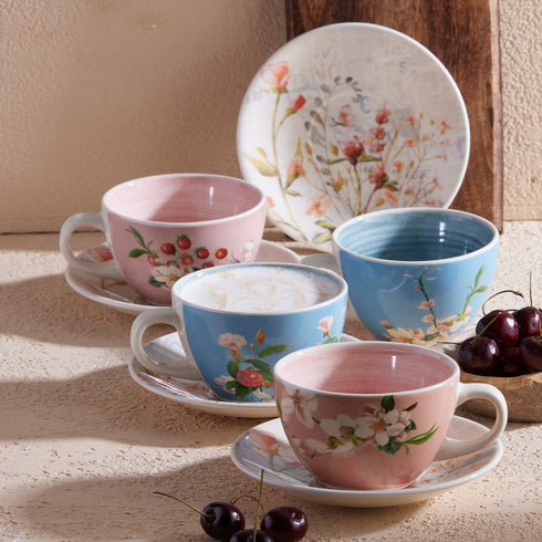 SET DE TÉ CORONA 8U 4 PUESTOS PLENTY