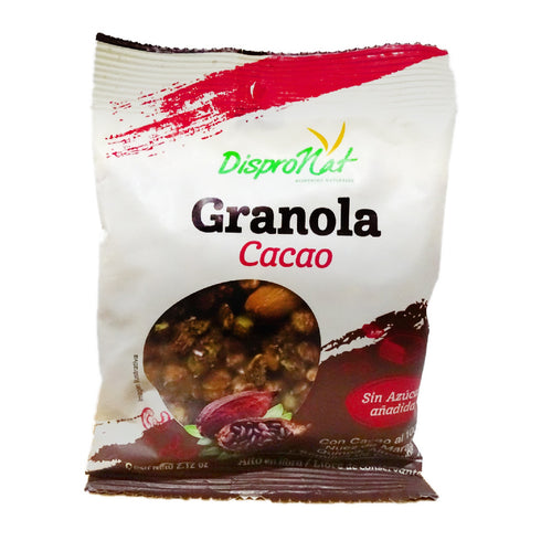 SNACK GRANOLA DISPRONAT 60G CACAO
