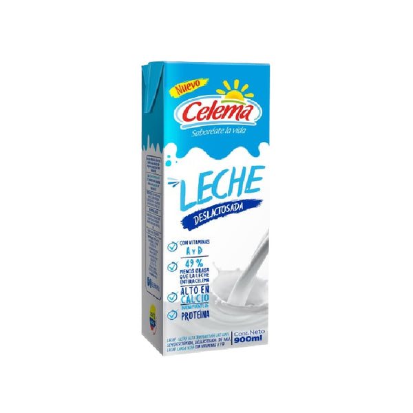 LECHE CELEMA 900ML CAJA DESLACTOSADA