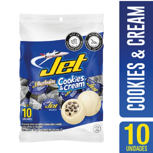 CHOCOLATINA JET BURBUJAS 10U 135G