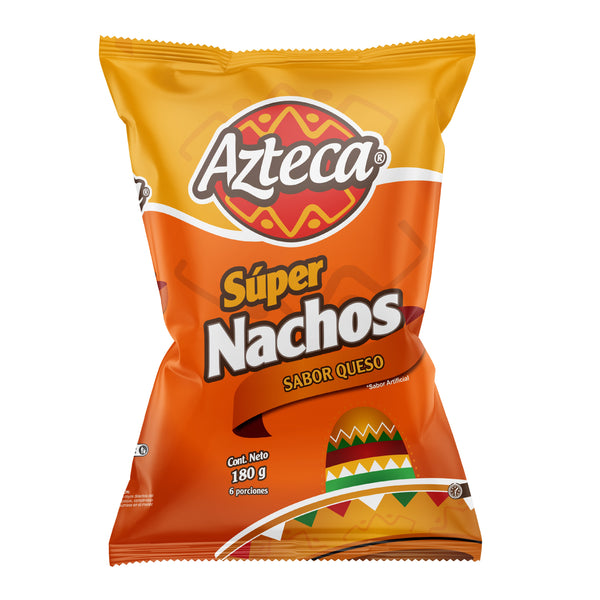 NACHOS AZTECA 180G SABOR A QUESO