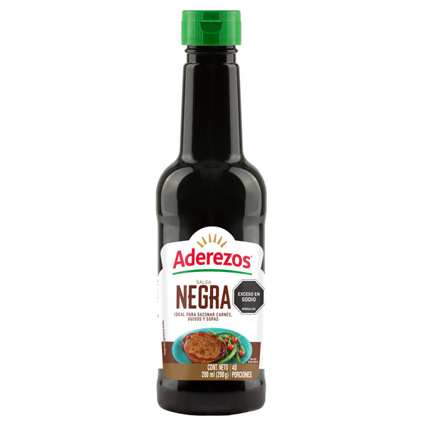 SALSA ADEREZOS 200ML NEGRA