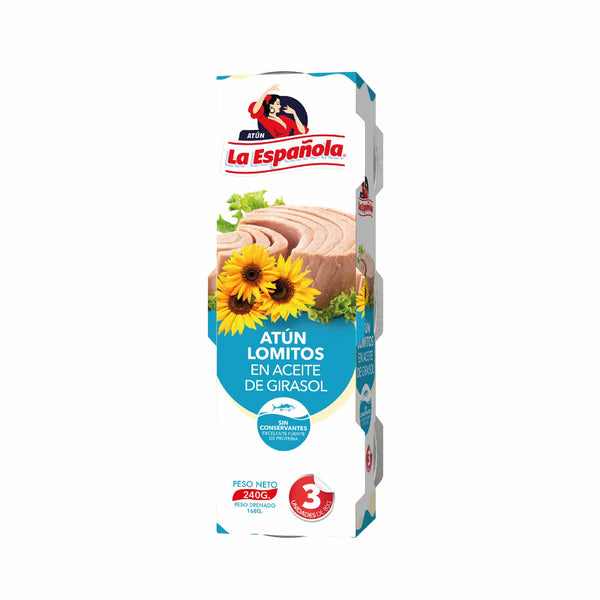 ATUN LA ESPAÑOLA 3U 80G LOMOS EN ACEITE