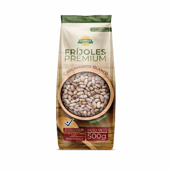 FRIJOL CARGAMANTO BLANCO 500G GRANIPACK