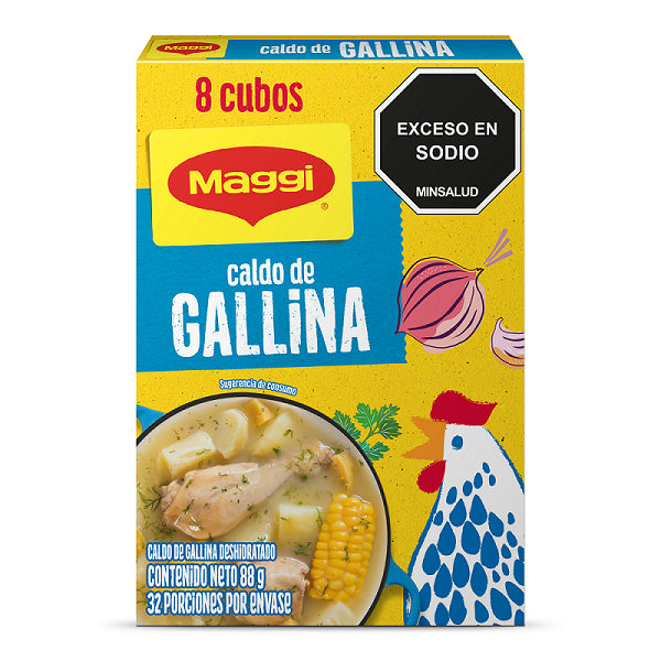 CALDO MAGGI 12U 132G GALLINA
