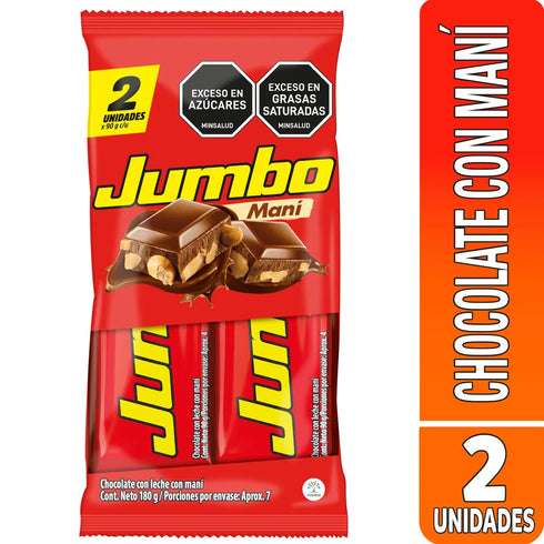 CHOCOLATINA JUMBO MANI 2U 180G