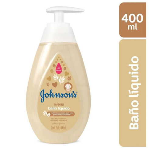 BANO LIQ JOHNSONS 400ML AVENA