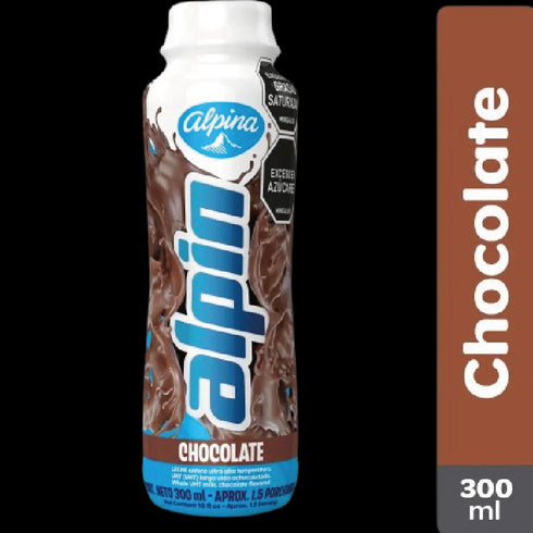 BEBIDA ALPIN 300ML BOTELLA CHOCOLATE
