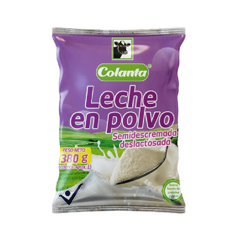 LECHE EN POLVO COLANTA SEMIDES/DESLAC 380G