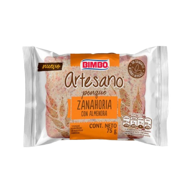 PONQUE ARTESANO BIMBO 75G ZANAH/ALMENDR