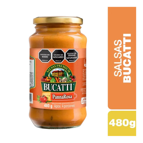SALSA BUCATTI 480G PANNAROSA