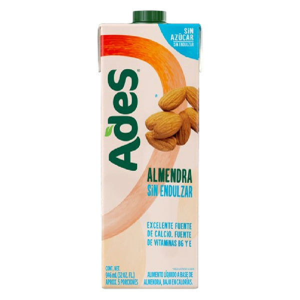BEBIDA ADES ALMENDRAS SIN ENDULZANTE 946ML