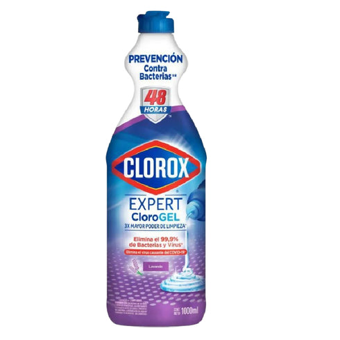 BLANQUEADOR CLOROX 1000ML GEL LAVANDA
