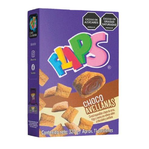 CEREAL FLIPS 400G CHOCO AVELLANA