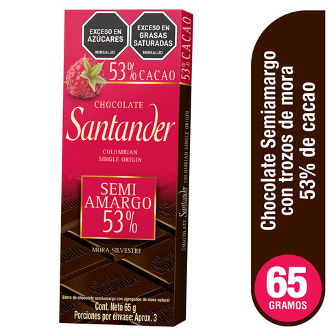 CHOCLATINA SANTANDER 70G 53 MORA