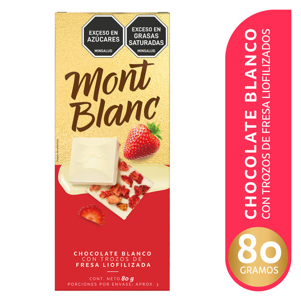 CHOCOLATINA MONTBLANC 80G BLANCA FRESA