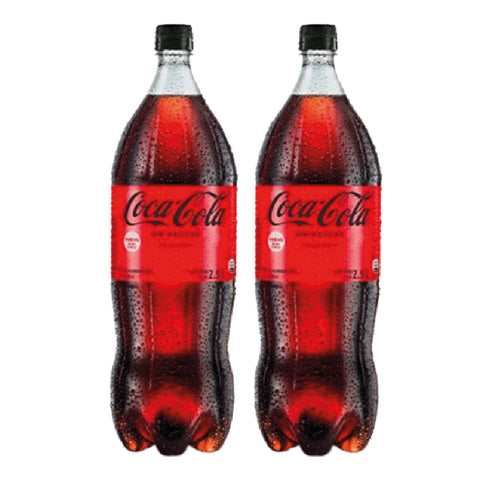 GASEOSA COCA COLA 2500ML DUO SIN AZUCAR