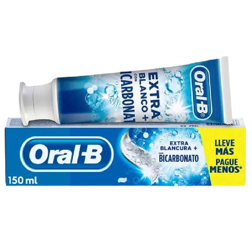 CREMA ORAL B 150ML EXTRA BLANC BICARBONA