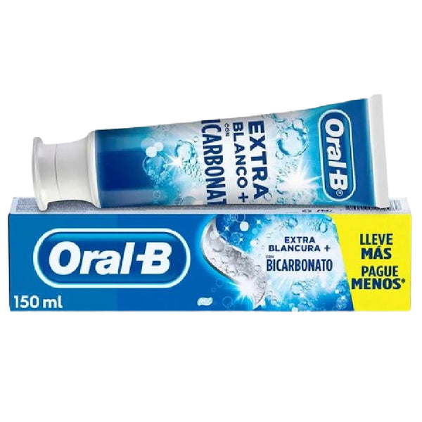 CREMA ORAL B 150ML EXTRA BLANC BICARBONA