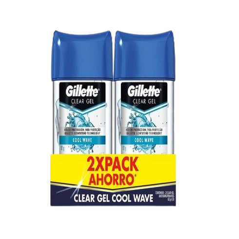 DESOD GILLETE 2U 164G COOL WAVE GEL