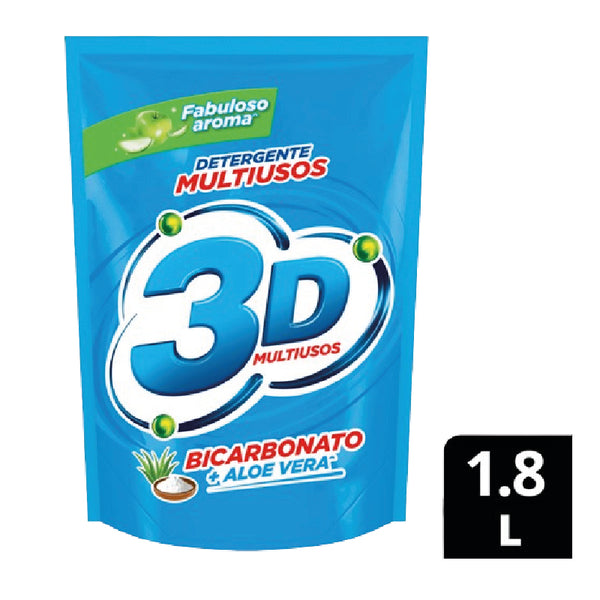 DETERG LIQ 3D 1800ML MULTIUSOS