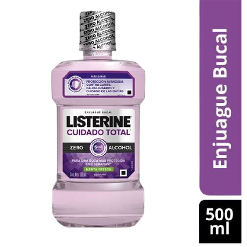 ENJUAGUE LISTERINE 500ML CUIDADO TOTAL