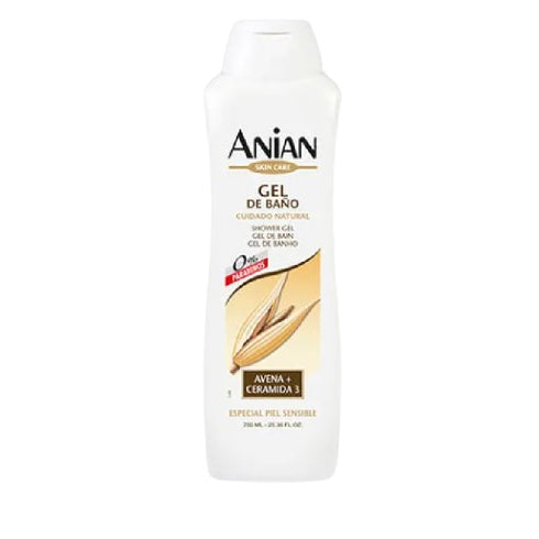 GEL DE BANO ANIAN 750ML AVENA/CERAMIDAS
