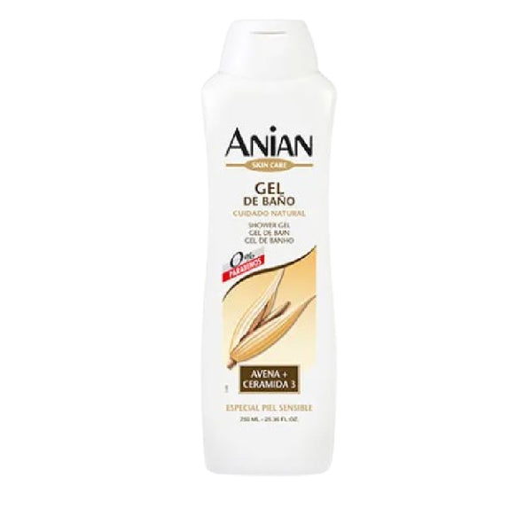 GEL DE BANO ANIAN 750ML AVENA/CERAMIDAS
