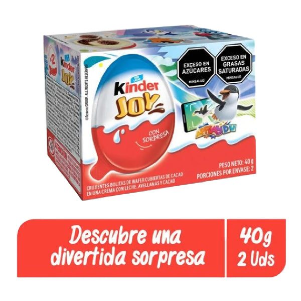 HUEVO KINDER SORPRESA 40G BIPACK NINO