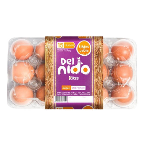 HUEVOS KIKES 15U DEL NIDO