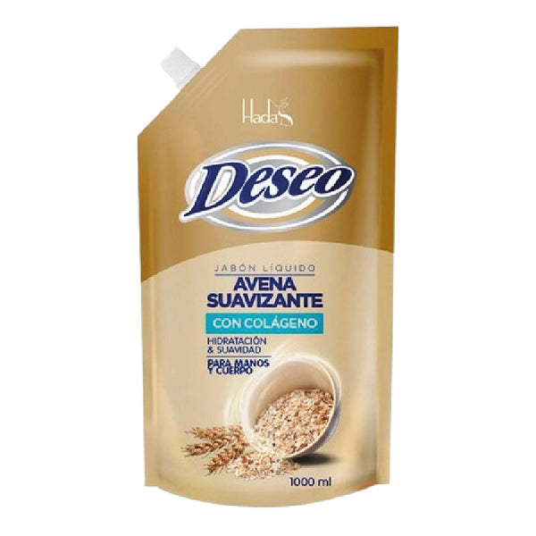 JABON LIQ DESEO 1000ML AVENA