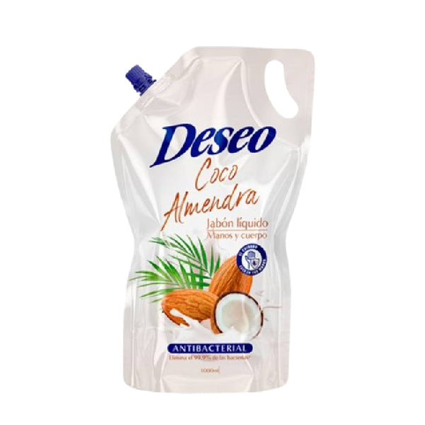 JABON LIQ DESEO 1000ML COCO ALMENDRA