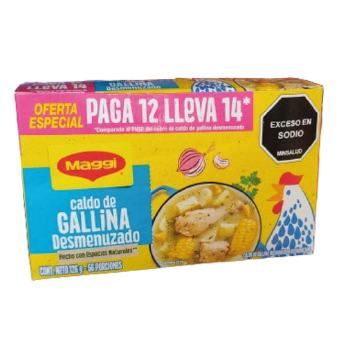 CALDO MAGGI DESMENUZADO PAGUE 12 LLEVE 14