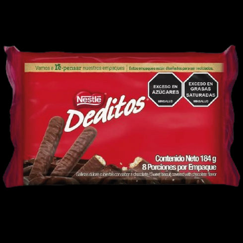 GALLETA DEDITOS 184G RECUBIERTA