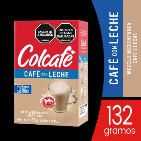 CAFE COLCAFE 6U 132G CON LECHE