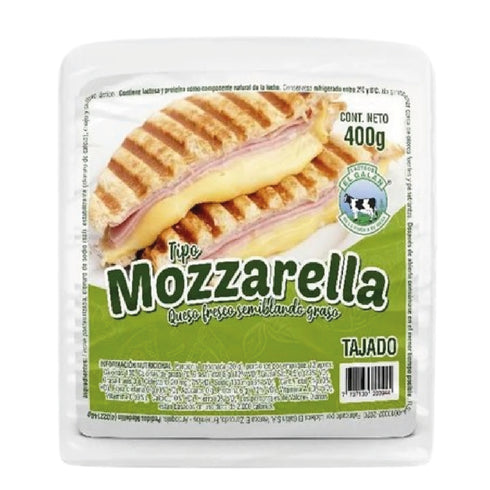 QUESO MOZARELLA GALAN 400G TAJADO